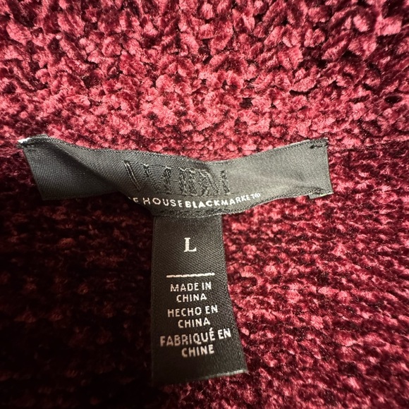 White House Black Market Burgundy Cowl Neck Sweater - Picture 5 of 8